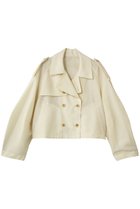 【クラネ/CLANE】のSHEER SHORT TRENCH JACKET ブルゾン IVORY|ID: prp329100004873793 ipo3291000000036352667