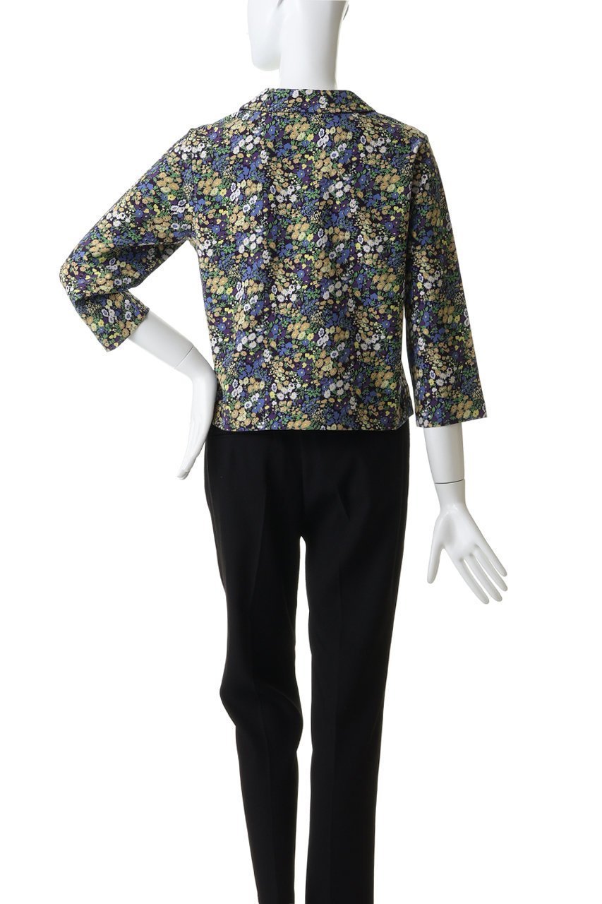 【ミズイロ インド/mizuiro ind】のflower print round collar C/D カーディガン 人気、トレンドファッション・服の通販 founy(ファニー) 　ファッション　Fashion　レディースファッション　Fashion for Women　トップス・カットソー　Cut & Sew Tops　カーディガン・羽織り　Layered Style Cardigans　シャツ・ブラウス・オフィスカジュアル　Elegant Blouses & Button-Ups　なめらか　Smooth, Silky Texture　カーディガン　Cardigan, Knitwear　コンパクト　Compact, Small Size　スリーブ　Sleeve, Long Sleeve / Short Sleeve　プリント　Print, Printed Pattern　ロング　Long, Long-Length　新作・新入荷　New Arrivals / New In　other-4|ID: prp329100004873796 ipo3291000000036352716