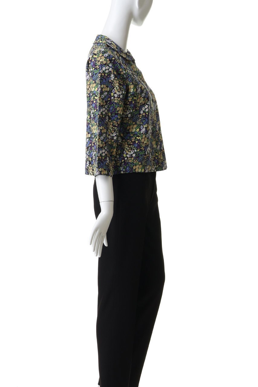 【ミズイロ インド/mizuiro ind】のflower print round collar C/D カーディガン 人気、トレンドファッション・服の通販 founy(ファニー) 　ファッション　Fashion　レディースファッション　Fashion for Women　トップス・カットソー　Cut & Sew Tops　カーディガン・羽織り　Layered Style Cardigans　シャツ・ブラウス・オフィスカジュアル　Elegant Blouses & Button-Ups　なめらか　Smooth, Silky Texture　カーディガン　Cardigan, Knitwear　コンパクト　Compact, Small Size　スリーブ　Sleeve, Long Sleeve / Short Sleeve　プリント　Print, Printed Pattern　ロング　Long, Long-Length　新作・新入荷　New Arrivals / New In　other-3|ID: prp329100004873797 ipo3291000000036352715