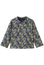 【ミズイロ インド/mizuiro ind】のflower print round collar C/D カーディガン navy|ID: prp329100004873797 ipo3291000000036403097
