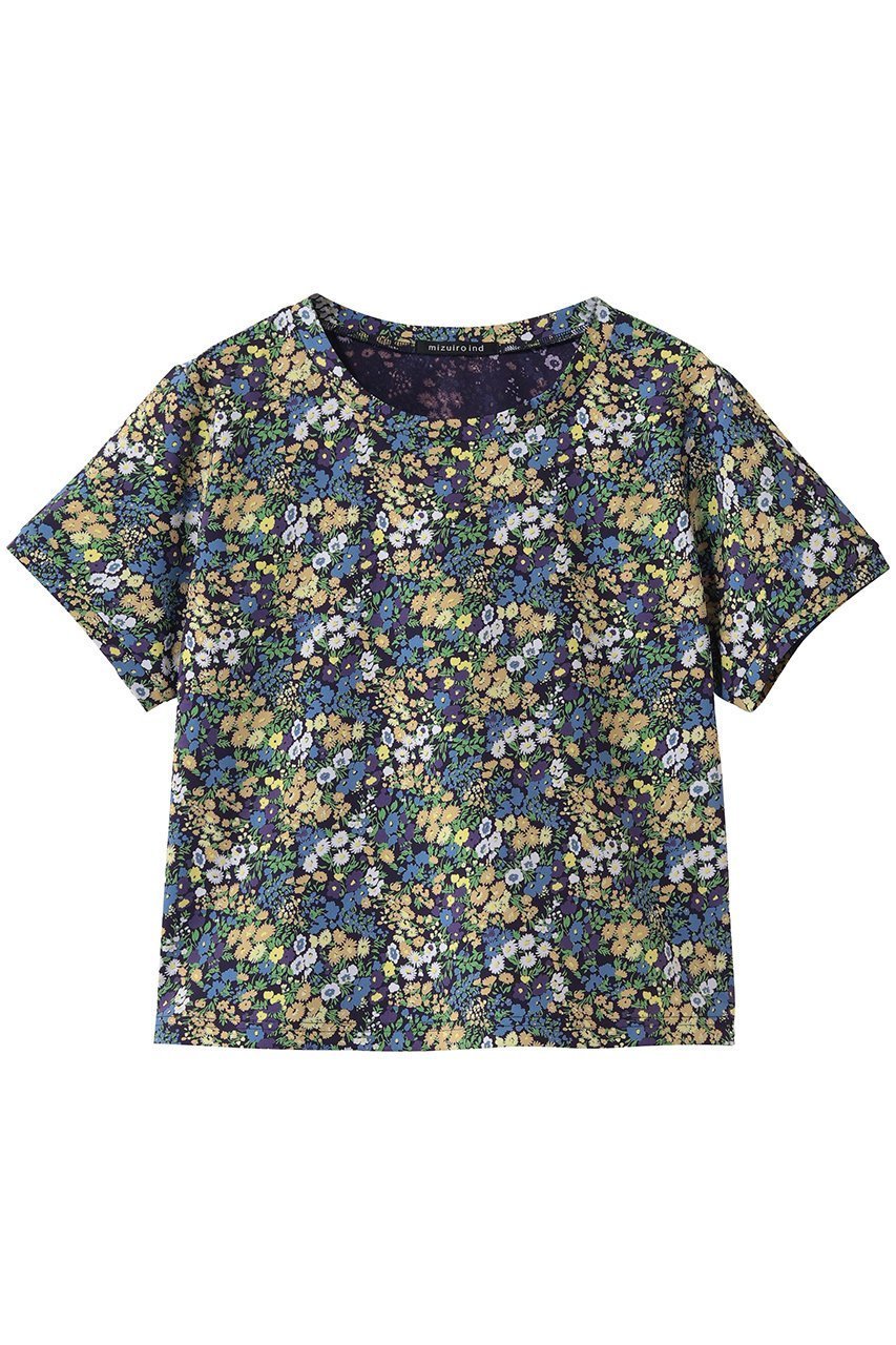 【ミズイロ インド/mizuiro ind】のflower print T shirt シャツ 人気、トレンドファッション・服の通販 founy(ファニー) ファッション Fashion レディースファッション Fashion for Women トップス・カットソー Cut & Sew Tops シャツ・ブラウス・オフィスカジュアル Elegant Blouses & Button-Ups ロングTシャツ・Tシャツ Longline T-Shirts & Tees カットソー・ベーシックTシャツ Cut-and-Sewn Tops / Stretch Tees & Basics なめらか Smooth, Silky Texture インナー Innerwear コンパクト Compact, Small Size ショート Short, Short Length ジャケット Jacket, Outerwear スリーブ Sleeve, Long Sleeve / Short Sleeve プリント Print, Printed Pattern 新作・新入荷 New Arrivals / New In other-1|ID: prp329100004873798 ipo3291000000036352727