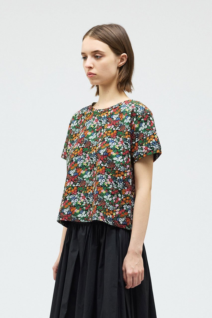 【ミズイロ インド/mizuiro ind】のflower print T shirt シャツ 人気、トレンドファッション・服の通販 founy(ファニー) ファッション Fashion レディースファッション Fashion for Women トップス・カットソー Cut & Sew Tops シャツ・ブラウス・オフィスカジュアル Elegant Blouses & Button-Ups ロングTシャツ・Tシャツ Longline T-Shirts & Tees カットソー・ベーシックTシャツ Cut-and-Sewn Tops / Stretch Tees & Basics なめらか Smooth, Silky Texture インナー Innerwear コンパクト Compact, Small Size ショート Short, Short Length ジャケット Jacket, Outerwear スリーブ Sleeve, Long Sleeve / Short Sleeve プリント Print, Printed Pattern 新作・新入荷 New Arrivals / New In other-6|ID: prp329100004873798 ipo3291000000036352741