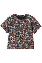 【ミズイロ インド/mizuiro ind】のflower print T shirt シャツ 人気、トレンドファッション・服の通販 founy(ファニー) ファッション Fashion レディースファッション Fashion for Women トップス・カットソー Cut & Sew Tops シャツ・ブラウス・オフィスカジュアル Elegant Blouses & Button-Ups ロングTシャツ・Tシャツ Longline T-Shirts & Tees カットソー・ベーシックTシャツ Cut-and-Sewn Tops / Stretch Tees & Basics なめらか Smooth, Silky Texture インナー Innerwear コンパクト Compact, Small Size ショート Short, Short Length ジャケット Jacket, Outerwear スリーブ Sleeve, Long Sleeve / Short Sleeve プリント Print, Printed Pattern 新作・新入荷 New Arrivals / New In thumbnail black|ID: prp329100004873799 ipo3291000000036352730