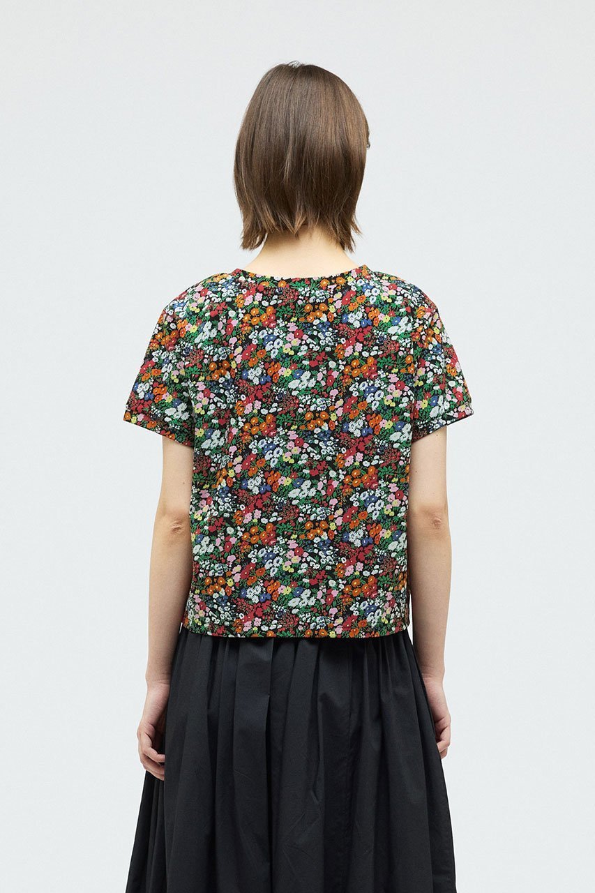 【ミズイロ インド/mizuiro ind】のflower print T shirt シャツ 人気、トレンドファッション・服の通販 founy(ファニー) ファッション Fashion レディースファッション Fashion for Women トップス・カットソー Cut & Sew Tops シャツ・ブラウス・オフィスカジュアル Elegant Blouses & Button-Ups ロングTシャツ・Tシャツ Longline T-Shirts & Tees カットソー・ベーシックTシャツ Cut-and-Sewn Tops / Stretch Tees & Basics なめらか Smooth, Silky Texture インナー Innerwear コンパクト Compact, Small Size ショート Short, Short Length ジャケット Jacket, Outerwear スリーブ Sleeve, Long Sleeve / Short Sleeve プリント Print, Printed Pattern 新作・新入荷 New Arrivals / New In other-8|ID: prp329100004873799 ipo3291000000036352744