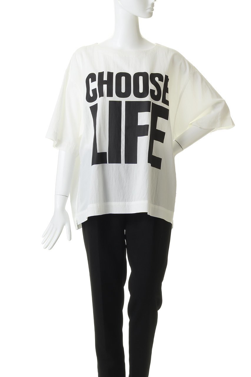 【キャサリンハムネット/KATHARINE HAMNETT LONDON】の【UNISEX】ファブリックスローガンTシャツ 人気、トレンドファッション・服の通販 founy(ファニー) 　ファッション　Fashion　レディースファッション　Fashion for Women　トップス・カットソー　Cut & Sew Tops　シャツ・ブラウス・オフィスカジュアル　Elegant Blouses & Button-Ups　ロングTシャツ・Tシャツ　Longline T-Shirts & Tees　カットソー・ベーシックTシャツ　Cut-and-Sewn Tops / Stretch Tees & Basics　ユニセックス　Unisex, Genderless　ショート　Short, Short Length　スリーブ　Sleeve, Long Sleeve / Short Sleeve　プリント　Print, Printed Pattern　ワッシャー　Washer, Crinkled Finish　定番　Standard, Basic Item　新作・新入荷　New Arrivals / New In　other-2|ID: prp329100004873806 ipo3291000000036352804