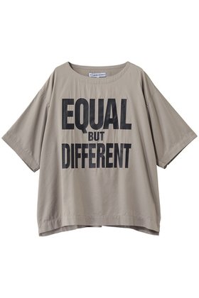 【キャサリンハムネット/KATHARINE HAMNETT LONDON】の【UNISEX】ファブリックスローガンTシャツ 人気、トレンドファッション・服の通販 founy(ファニー) ファッション Fashion レディースファッション Fashion for Women トップス・カットソー Cut & Sew Tops シャツ・ブラウス・オフィスカジュアル Elegant Blouses & Button-Ups ロングTシャツ・Tシャツ Longline T-Shirts & Tees カットソー・ベーシックTシャツ Cut-and-Sewn Tops / Stretch Tees & Basics ユニセックス Unisex, Genderless ショート Short, Short Length シルク Silk, 100% Silk スタンダード Standard, Basic スリーブ Sleeve, Long Sleeve / Short Sleeve 今季 This Season, Current Season 定番 Standard, Basic Item |ID:prp329100004873809