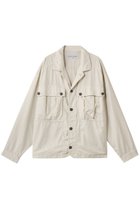 【キャサリンハムネット/KATHARINE HAMNETT LONDON】の【UNISEX】テンセルコットンビッグカーゴシャツジャケット アイボリー|ID: prp329100004873816 ipo3291000000036583890