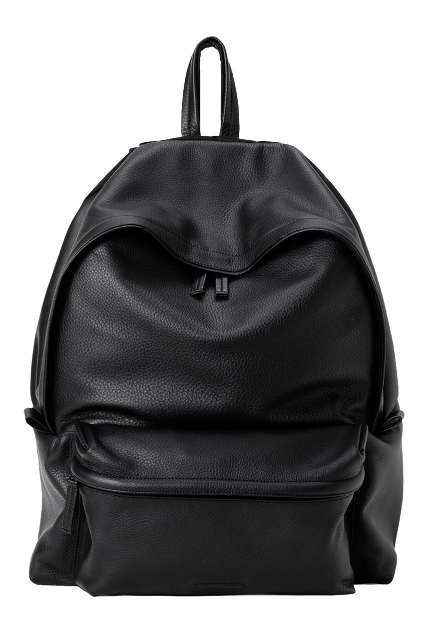 【オブジェクツアイオー/objcts.io】のエッセンシャルレザーデイパック ラージ インテリア・キッズ・メンズ・レディースファッション・服の通販 founy(ファニー) 　ファッション　Fashion　レディースファッション　Fashion for Women　バッグ　Bags　ユニセックス　Unisex, Genderless　クッション　Cushion, Throw Pillow　スリーブ　Sleeve, Long Sleeve / Short Sleeve　スーツケース キャリーケース　Suitcase / Carry Case　デイパック　Daypack, Casual Backpack　フラット　Flat, Flat Shoes　フロント　Front, Front Design　ポケット　Pocket, Pocket Detail　リュック　Backpack, Rucksack　新作・新入荷　New Arrivals / New In　財布　Wallet, Purse　ブラック|ID: prp329100004873822 ipo3291000000036352931