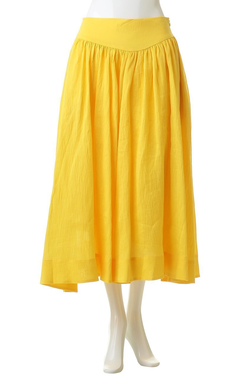 【マーレット/MERLETTE】のMIRE リネン混ギャザーフレアスカート 人気、トレンドファッション・服の通販 founy(ファニー) 　ファッション　Fashion　レディースファッション　Fashion for Women　スカート　Skirts　Aライン・フレアスカート　A-Line & Flared Skirts　リゾート　Resort, Vacation Style　リネン　Linen, Linen Fabric　ロング　Long, Long-Length　夏　Summer　新作・新入荷　New Arrivals / New In　other-2|ID: prp329100004873840 ipo3291000000036353061