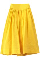 【マーレット/MERLETTE】のMIRE リネン混ギャザーフレアスカート レモン|ID: prp329100004873841 ipo3291000000036583900