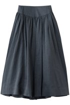 【マーレット/MERLETTE】のMIRE リネン混ギャザーフレアスカート ダークネイビー|ID: prp329100004873841 ipo3291000000036583901