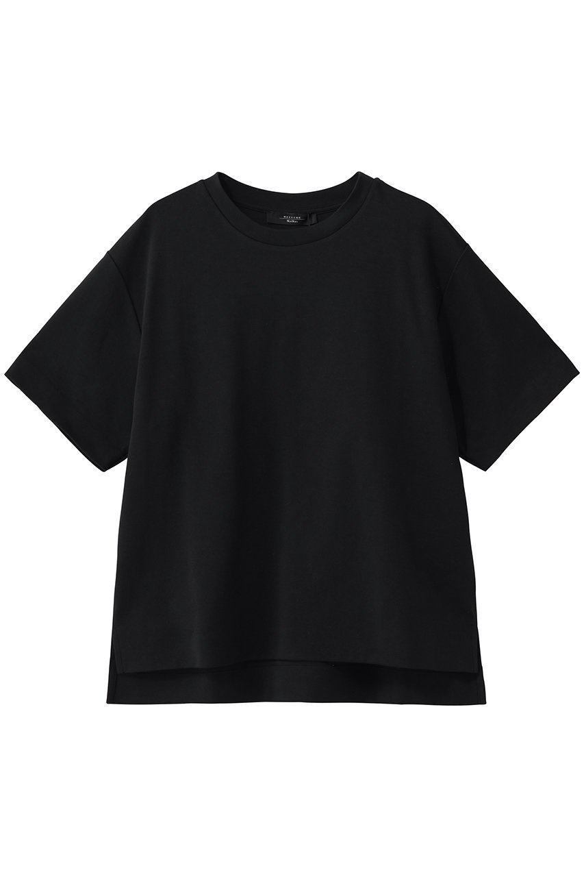 【マックスマーラ/Max Mara】の【Weekend Max Mara】MULTID ハーフスリーブTシャツ インテリア・キッズ・メンズ・レディースファッション・服の通販 founy(ファニー) ファッション Fashion レディースファッション Fashion for Women トップス・カットソー Cut & Sew Tops シャツ・ブラウス・オフィスカジュアル Elegant Blouses & Button-Ups ロングTシャツ・Tシャツ Longline T-Shirts & Tees カットソー・ベーシックTシャツ Cut-and-Sewn Tops / Stretch Tees & Basics おすすめ Recommended / Our Picks インナー Innerwear ショート Short, Short Length シンプル Simple, Minimal スリーブ Sleeve, Long Sleeve / Short Sleeve ハーフ Half, Half-Length バタフライ Butterfly, Butterfly Motif プリント Print, Printed Pattern ベーシック Basic, Essential 新作・新入荷 New Arrivals / New In ブラック|ID: prp329100004873846 ipo3291000000036353099
