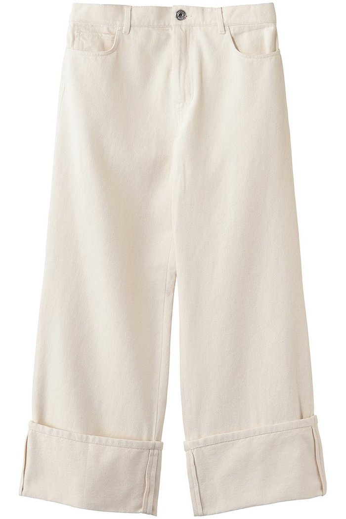 【マックスマーラ/Max Mara】の【Weekend Max Mara】GESTO デニムパンツ インテリア・キッズ・メンズ・レディースファッション・服の通販 founy(ファニー) https://founy.com/ ファッション Fashion レディースファッション Fashion for Women パンツ Pants & Trousers デニムパンツ・ジーンズ・美脚デニム Denim Jeans & Pants ストレート Straight, Straight Cut デニム Denim, Jeans Material バタフライ Butterfly, Butterfly Motif パッチ Patch, Appliqué ポケット Pocket, Pocket Detail ロールアップ Roll-Up, Cuffed Hem ワイド Wide, Wide Fit |ID: prp329100004873849 ipo3291000000036411465