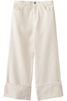 【マックスマーラ/Max Mara】の【Weekend Max Mara】GESTO デニムパンツ 人気、トレンドファッション・服の通販 founy(ファニー) ファッション Fashion レディースファッション Fashion for Women パンツ Pants & Trousers デニムパンツ・ジーンズ・美脚デニム Denim Jeans & Pants ストレート Straight, Straight Cut デニム Denim, Jeans Material バタフライ Butterfly, Butterfly Motif パッチ Patch, Appliqué ポケット Pocket, Pocket Detail ロールアップ Roll-Up, Cuffed Hem ワイド Wide, Wide Fit 新作・新入荷 New Arrivals / New In |ID:prp329100004873849