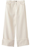 【マックスマーラ/Max Mara】の【Weekend Max Mara】GESTO デニムパンツ 大人の最旬トレンドファッション＆コーディネート founy(ファウニー) ファッション Fashion レディースファッション Fashion for Women パンツ Pants & Trousers デニムパンツ・ジーンズ・美脚デニム Denim Jeans & Pants ストレート Straight, Straight Cut デニム Denim, Jeans Material バタフライ Butterfly, Butterfly Motif パッチ Patch, Appliqué ポケット Pocket, Pocket Detail ロールアップ Roll-Up, Cuffed Hem ワイド Wide, Wide Fit 再入荷 Restock / Back in Stock |ID:prp329100004873849