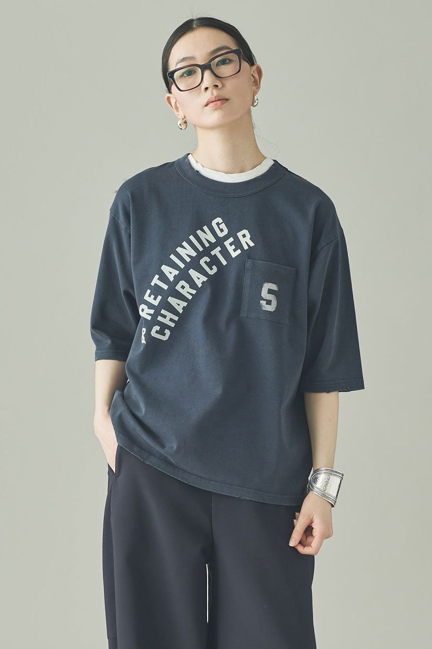 【カレンソロジー/Curensology】の【UNIVERSAL OVERALL】ポケットTシャツ 人気、トレンドファッション・服の通販 founy(ファニー) 　ファッション　Fashion　レディースファッション　Fashion for Women　トップス・カットソー　Cut & Sew Tops　シャツ・ブラウス・オフィスカジュアル　Elegant Blouses & Button-Ups　ロングTシャツ・Tシャツ　Longline T-Shirts & Tees　カットソー・ベーシックTシャツ　Cut-and-Sewn Tops / Stretch Tees & Basics　ショート　Short, Short Length　スリーブ　Sleeve, Long Sleeve / Short Sleeve　ダメージ　Distressed, Destroyed　バランス　Balance, Style Balance　ポケット　Pocket, Pocket Detail　別注　Limited Edition, Custom Order　新作・新入荷　New Arrivals / New In　other-2|ID: prp329100004873855 ipo3291000000036353169