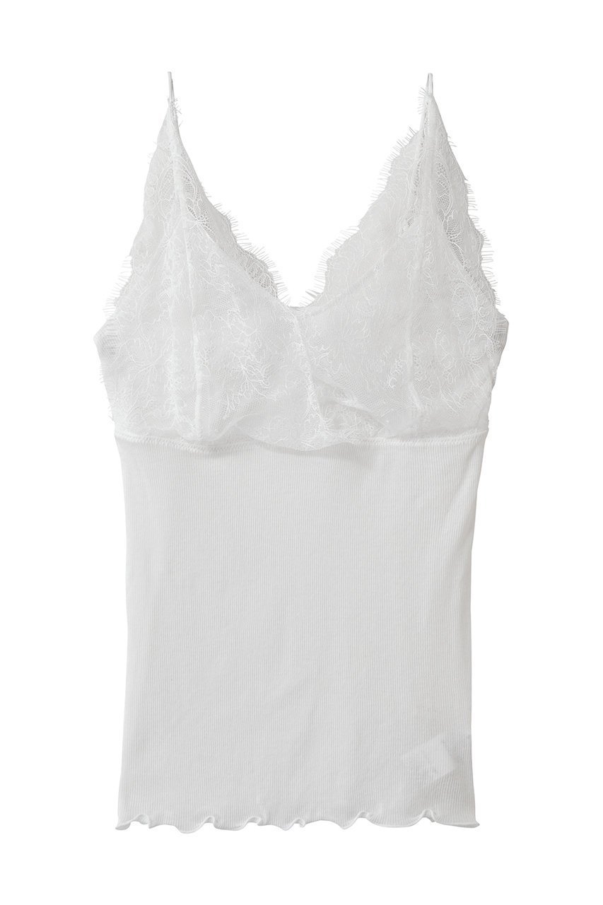 【マルティニーク/martinique】のレースキャミソール インテリア・キッズ・メンズ・レディースファッション・服の通販 founy(ファニー) 　ファッション　Fashion　レディースファッション　Fashion for Women　トップス・カットソー　Cut & Sew Tops　キャミソール&ノースリーブ　Camisoles & Sleeveless Tops　シャツ・ブラウス・オフィスカジュアル　Elegant Blouses & Button-Ups　ロングTシャツ・Tシャツ　Longline T-Shirts & Tees　カットソー・ベーシックTシャツ　Cut-and-Sewn Tops / Stretch Tees & Basics　インナー　Innerwear　カーディガン　Cardigan, Knitwear　キャミソール　Camisole, Spaghetti Strap Top　タンク　Tank Top, Sleeveless Top　フィット　Fit, Slim Fit　フェミニン　Feminine, Girly　レース　Lace, Lace Fabric　新作・新入荷　New Arrivals / New In　ホワイト|ID: prp329100004873859 ipo3291000000036353206