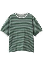 【ミディウミ/MidiUmi】のmulti BD PO プルオーバー 人気、トレンドファッション・服の通販 founy(ファニー) ファッション Fashion レディースファッション Fashion for Women トップス・カットソー Cut & Sew Tops シャツ・ブラウス・オフィスカジュアル Elegant Blouses & Button-Ups ロングTシャツ・Tシャツ Longline T-Shirts & Tees カジュアルプルオーバー・ニットトップス Pullovers & Knit Tops / Casual Pullovers カットソー・ベーシックTシャツ Cut-and-Sewn Tops / Stretch Tees & Basics ショート Short, Short Length スリーブ Sleeve, Long Sleeve / Short Sleeve ボーダー Border, Stripe 夏 Summer 新作・新入荷 New Arrivals / New In 春 Spring S/S・春夏 SS, Spring/Summer, Warm Season thumbnail green|ID: prp329100004873863 ipo3291000000036353243