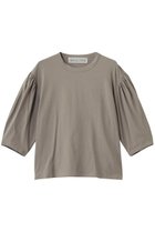 【ミディウミ/MidiUmi】のvolume sleeve PO プルオーバー 人気、トレンドファッション・服の通販 founy(ファニー) ファッション Fashion レディースファッション Fashion for Women トップス・カットソー Cut & Sew Tops シャツ・ブラウス・オフィスカジュアル Elegant Blouses & Button-Ups ロングTシャツ・Tシャツ Longline T-Shirts & Tees カジュアルプルオーバー・ニットトップス Pullovers & Knit Tops / Casual Pullovers カットソー・ベーシックTシャツ Cut-and-Sewn Tops / Stretch Tees & Basics ボリューム袖・フリルスリーブブラウス Voluminous & Ruffle Sleeves / Puffy Sleeve Tops ショート Short, Short Length シンプル Simple, Minimal スリーブ Sleeve, Long Sleeve / Short Sleeve エレガント 上品 Elegant 新作・新入荷 New Arrivals / New In thumbnail beige|ID: prp329100004873867 ipo3291000000036353276