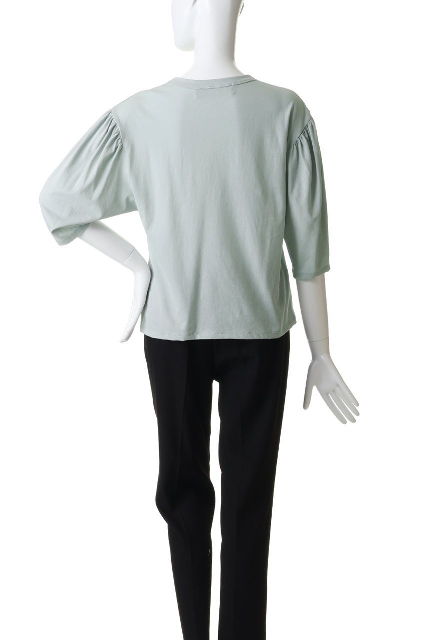 【ミディウミ/MidiUmi】のvolume sleeve PO プルオーバー 人気、トレンドファッション・服の通販 founy(ファニー) 　ファッション　Fashion　レディースファッション　Fashion for Women　トップス・カットソー　Cut & Sew Tops　シャツ・ブラウス・オフィスカジュアル　Elegant Blouses & Button-Ups　ロングTシャツ・Tシャツ　Longline T-Shirts & Tees　カジュアルプルオーバー・ニットトップス　Pullovers & Knit Tops / Casual Pullovers　カットソー・ベーシックTシャツ　Cut-and-Sewn Tops / Stretch Tees & Basics　ボリューム袖・フリルスリーブブラウス　Voluminous & Ruffle Sleeves / Puffy Sleeve Tops　ショート　Short, Short Length　シンプル　Simple, Minimal　スリーブ　Sleeve, Long Sleeve / Short Sleeve　エレガント 上品　Elegant　新作・新入荷　New Arrivals / New In　other-4|ID: prp329100004873867 ipo3291000000036353287