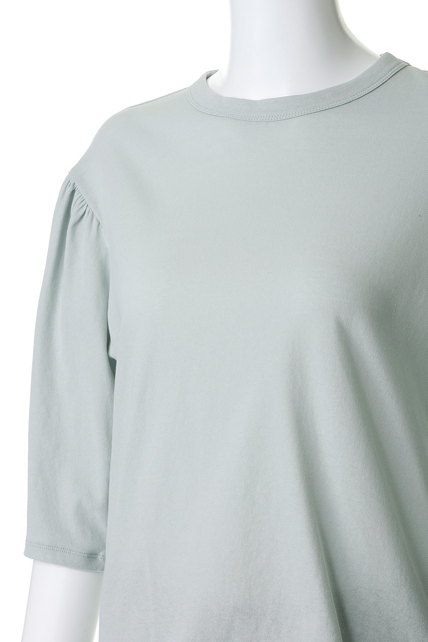 【ミディウミ/MidiUmi】のvolume sleeve PO プルオーバー 人気、トレンドファッション・服の通販 founy(ファニー) 　ファッション　Fashion　レディースファッション　Fashion for Women　トップス・カットソー　Cut & Sew Tops　シャツ・ブラウス・オフィスカジュアル　Elegant Blouses & Button-Ups　ロングTシャツ・Tシャツ　Longline T-Shirts & Tees　カジュアルプルオーバー・ニットトップス　Pullovers & Knit Tops / Casual Pullovers　カットソー・ベーシックTシャツ　Cut-and-Sewn Tops / Stretch Tees & Basics　ボリューム袖・フリルスリーブブラウス　Voluminous & Ruffle Sleeves / Puffy Sleeve Tops　ショート　Short, Short Length　シンプル　Simple, Minimal　スリーブ　Sleeve, Long Sleeve / Short Sleeve　エレガント 上品　Elegant　新作・新入荷　New Arrivals / New In　other-5|ID: prp329100004873867 ipo3291000000036353288