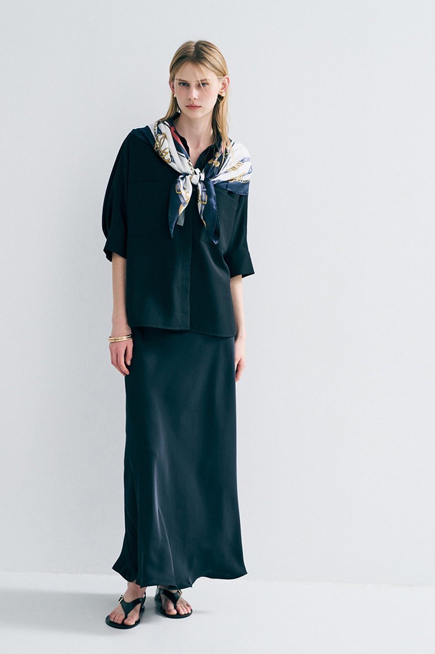 【アンクレイヴ/uncrave】のライトダブルサテン バイアススカート 人気、トレンドファッション・服の通販 founy(ファニー) 　ファッション　Fashion　レディースファッション　Fashion for Women　スカート　Skirts　ロングスカート　Long Skirts / Maxi & Midi Skirts　サテン　Satin, Glossy Fabric　シルク　Silk, 100% Silk　ストレッチ　Stretch, Stretchy Fabric　とろみ　Fluid, Flowy Fabric　ダブル　Double, Double-Breasted　ドレープ　Drape, Draping Fabric　バイアス　Bias, Diagonal Cut　バランス　Balance, Style Balance　マーメイド　Mermaid, Fishtail Silhouette　ロング　Long, Long-Length　エレガント 上品　Elegant　新作・新入荷　New Arrivals / New In　other-4|ID: prp329100004873869 ipo3291000000036353304