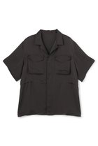 【アンクレイヴ/uncrave】のライトダブルサテン シャツジャケット ダークブラウン|ID: prp329100004873872 ipo3291000000036411554