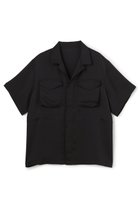 【アンクレイヴ/uncrave】のライトダブルサテン シャツジャケット ブラック|ID: prp329100004873873 ipo3291000000036353331