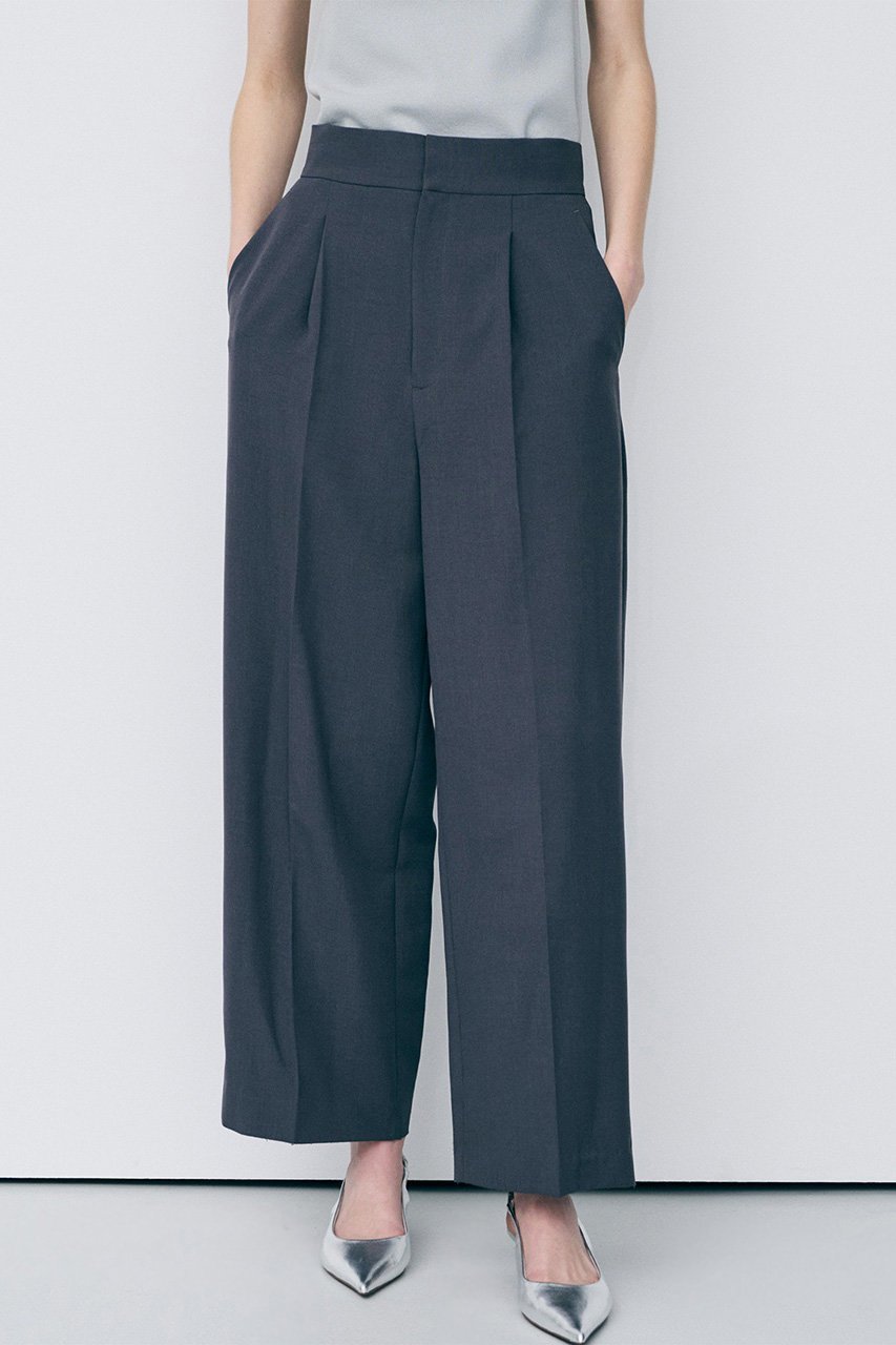 【アンクレイヴ/uncrave】のウォッシャブルドライサップ ワイドパンツ(サスペンダー付き) インテリア・キッズ・メンズ・レディースファッション・服の通販 founy(ファニー) 　ファッション　Fashion　レディースファッション　Fashion for Women　パンツ　Pants & Trousers　おすすめ　Recommended / Our Picks　サスペンダー　Suspenders, Braces　ジャケット　Jacket, Outerwear　セットアップ　Set-Up, Coordinated Outfit　センター　Center, Center Line　ワイド　Wide, Wide Fit　再入荷　Restock / Back in Stock　夏　Summer　スレート|ID: prp329100004873874 ipo3291000000036353341