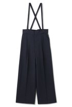 【アンクレイヴ/uncrave】のウォッシャブルドライサップ ワイドパンツ(サスペンダー付き) ネイビー|ID: prp329100004873875 ipo3291000000036353342
