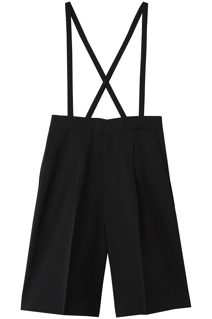 【アンクレイヴ/uncrave】のウォッシャブルドライサップ バミューダパンツ(サスペンダー付き) インテリア・キッズ・メンズ・レディースファッション・服の通販 founy(ファニー) 　ファッション　Fashion　レディースファッション　Fashion for Women　パンツ　Pants & Trousers　ショートパンツ・ハーフパンツ　High-Waisted & Relaxed Shorts　おすすめ　Recommended / Our Picks　サスペンダー　Suspenders, Braces　ショート　Short, Short Length　ジャケット　Jacket, Outerwear　セットアップ　Set-Up, Coordinated Outfit　バランス　Balance, Style Balance　夏　Summer　ブラック(WEB限定カラー)|ID: prp329100004873876 ipo3291000000036873752