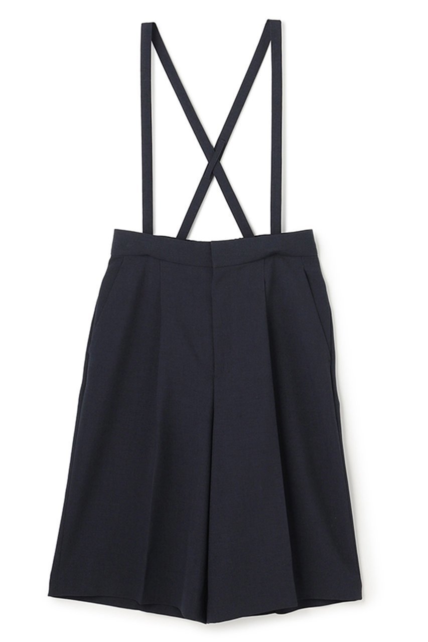 【アンクレイヴ/uncrave】のウォッシャブルドライサップ バミューダパンツ(サスペンダー付き) インテリア・キッズ・メンズ・レディースファッション・服の通販 founy(ファニー) 　ファッション　Fashion　レディースファッション　Fashion for Women　パンツ　Pants & Trousers　ショートパンツ・ハーフパンツ　High-Waisted & Relaxed Shorts　おすすめ　Recommended / Our Picks　サスペンダー　Suspenders, Braces　ショート　Short, Short Length　ジャケット　Jacket, Outerwear　セットアップ　Set-Up, Coordinated Outfit　バランス　Balance, Style Balance　夏　Summer　新作・新入荷　New Arrivals / New In　ネイビー|ID: prp329100004873877 ipo3291000000036353362