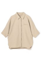 【アンクレイヴ/uncrave】のウォッシャブルドライサップ ドルマンシャツ 人気、トレンドファッション・服の通販 founy(ファニー) ファッション Fashion レディースファッション Fashion for Women トップス・カットソー Cut & Sew Tops シャツ・ブラウス・オフィスカジュアル Elegant Blouses & Button-Ups 2025年 2025 2025-2026秋冬・A/W Autumn/Winter 2025–26 AW25–26 ショート Short, Short Length スリーブ Sleeve, Long Sleeve / Short Sleeve 夏 Summer 新作・新入荷 New Arrivals / New In thumbnail シャンブレーベージュ|ID: prp329100004873879 ipo3291000000036353378