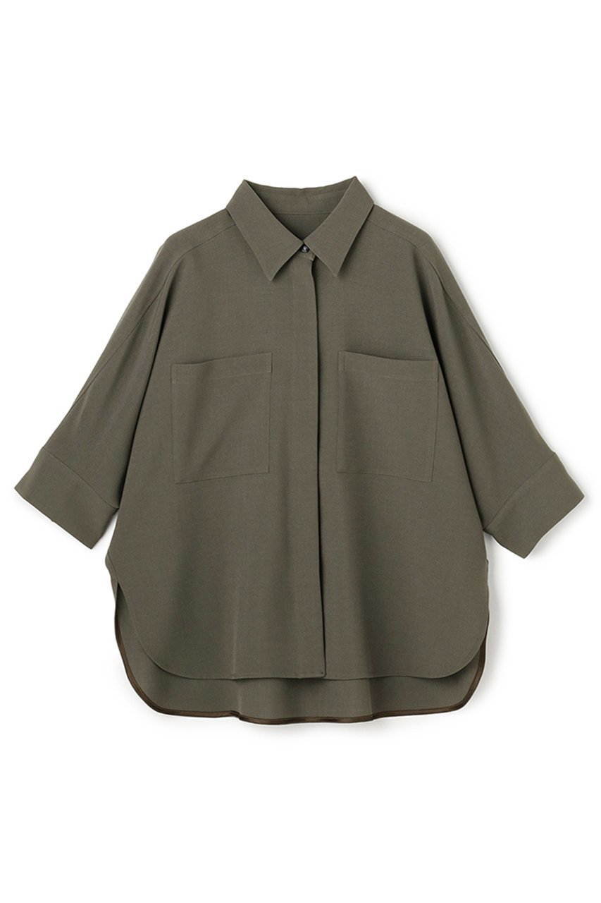 【アンクレイヴ/uncrave】のウォッシャブルドライサップ ドルマンシャツ インテリア・キッズ・メンズ・レディースファッション・服の通販 founy(ファニー) ファッション Fashion レディースファッション Fashion for Women トップス・カットソー Cut & Sew Tops シャツ・ブラウス・オフィスカジュアル Elegant Blouses & Button-Ups 2025年 2025 2025-2026秋冬・A/W Autumn/Winter 2025–26 AW25–26 ショート Short, Short Length スリーブ Sleeve, Long Sleeve / Short Sleeve 夏 Summer 新作・新入荷 New Arrivals / New In スレート|ID: prp329100004873879 ipo3291000000036353382