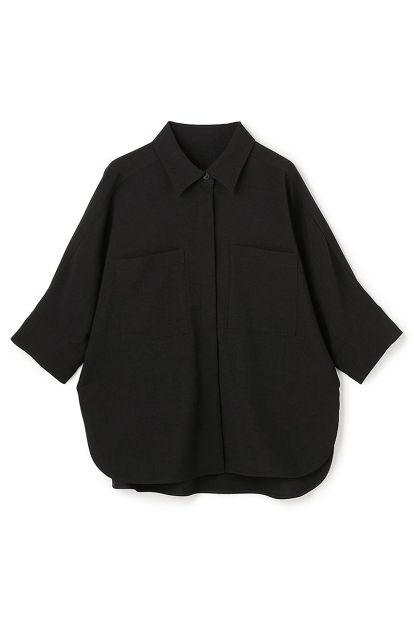 【アンクレイヴ/uncrave】のウォッシャブルドライサップ ドルマンシャツ インテリア・キッズ・メンズ・レディースファッション・服の通販 founy(ファニー) ファッション Fashion レディースファッション Fashion for Women トップス・カットソー Cut & Sew Tops シャツ・ブラウス・オフィスカジュアル Elegant Blouses & Button-Ups 2025年 2025 2025-2026秋冬・A/W Autumn/Winter 2025–26 AW25–26 ショート Short, Short Length スリーブ Sleeve, Long Sleeve / Short Sleeve 夏 Summer 新作・新入荷 New Arrivals / New In ブラック(WEB限定カラー)|ID: prp329100004873879 ipo3291000000036353387