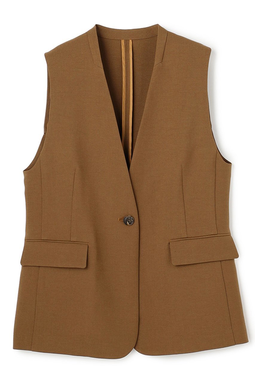 【アンクレイヴ/uncrave】のウォッシャブルドライサップ ジレ インテリア・キッズ・メンズ・レディースファッション・服の通販 founy(ファニー) 　ファッション　Fashion　レディースファッション　Fashion for Women　アウター　Coat / Outerwear Collection　レディースジャケット・軽アウター　Jackets　おすすめ　Recommended / Our Picks　インナー　Innerwear　オックス　Oxford Fabric　ジャケット　Jacket, Outerwear　セットアップ　Set-Up, Coordinated Outfit　ベスト　Vest, Waistcoat　夏　Summer　定番　Standard, Basic Item　新作・新入荷　New Arrivals / New In　キャメル|ID: prp329100004873881 ipo3291000000036353402