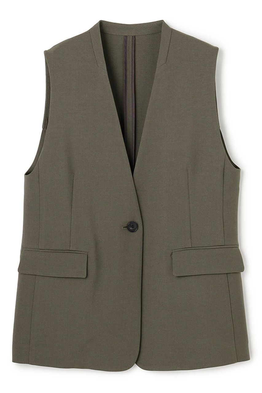 【アンクレイヴ/uncrave】のウォッシャブルドライサップ ジレ インテリア・キッズ・メンズ・レディースファッション・服の通販 founy(ファニー) 　ファッション　Fashion　レディースファッション　Fashion for Women　アウター　Coat / Outerwear Collection　レディースジャケット・軽アウター　Jackets　おすすめ　Recommended / Our Picks　インナー　Innerwear　オックス　Oxford Fabric　ジャケット　Jacket, Outerwear　セットアップ　Set-Up, Coordinated Outfit　ベスト　Vest, Waistcoat　夏　Summer　定番　Standard, Basic Item　新作・新入荷　New Arrivals / New In　スレート|ID: prp329100004873881 ipo3291000000036353404