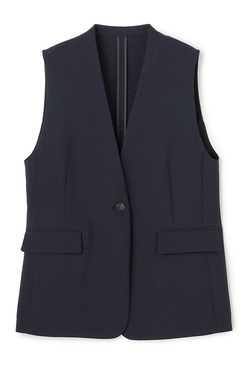 【アンクレイヴ/uncrave】のウォッシャブルドライサップ ジレ インテリア・キッズ・メンズ・レディースファッション・服の通販 founy(ファニー) 　ファッション　Fashion　レディースファッション　Fashion for Women　アウター　Coat / Outerwear Collection　レディースジャケット・軽アウター　Jackets　おすすめ　Recommended / Our Picks　インナー　Innerwear　オックス　Oxford Fabric　ジャケット　Jacket, Outerwear　セットアップ　Set-Up, Coordinated Outfit　ベスト　Vest, Waistcoat　夏　Summer　定番　Standard, Basic Item　新作・新入荷　New Arrivals / New In　ネイビー|ID: prp329100004873881 ipo3291000000036353407