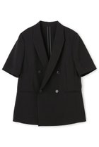 【アンクレイヴ/uncrave】のウォッシャブルドライサップ ハーフスリーブジャケット ブラック(WEB限定カラー)|ID: prp329100004873882 ipo3291000000036353430