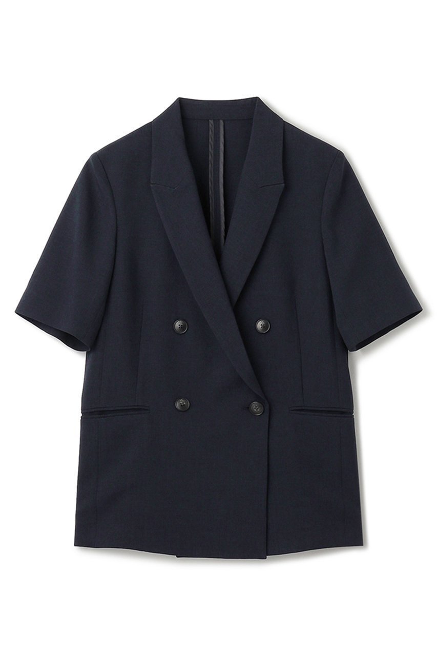 【アンクレイヴ/uncrave】のウォッシャブルドライサップ ハーフスリーブジャケット インテリア・キッズ・メンズ・レディースファッション・服の通販 founy(ファニー) 　ファッション　Fashion　レディースファッション　Fashion for Women　アウター　Coat / Outerwear Collection　レディースジャケット・軽アウター　Jackets　おすすめ　Recommended / Our Picks　ジャケット　Jacket, Outerwear　セットアップ　Set-Up, Coordinated Outfit　今季　This Season, Current Season　夏　Summer　新作・新入荷　New Arrivals / New In　ネイビー|ID: prp329100004873883 ipo3291000000036353429