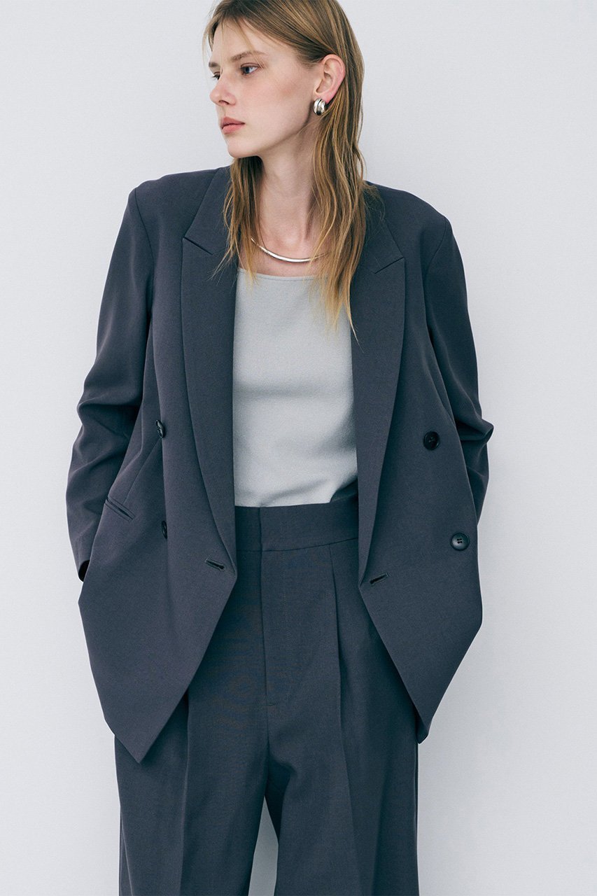 【アンクレイヴ/uncrave】のウォッシャブルドライサップ ジャケット インテリア・キッズ・メンズ・レディースファッション・服の通販 founy(ファニー) ファッション Fashion レディースファッション Fashion for Women アウター Coat / Outerwear Collection レディースジャケット・軽アウター Jackets おすすめ Recommended / Our Picks オックス Oxford Fabric ジャケット Jacket, Outerwear セットアップ Set-Up, Coordinated Outfit ダブル Double, Double-Breasted 今季 This Season, Current Season 夏 Summer 定番 Standard, Basic Item 新作・新入荷 New Arrivals / New In スレート|ID: prp329100004873884 ipo3291000000036353452