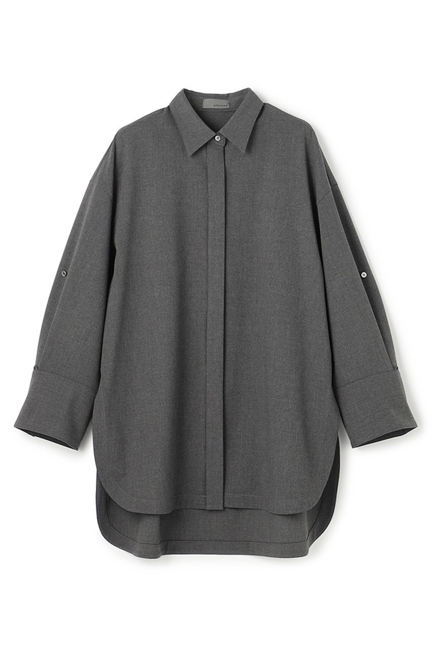 【アンクレイヴ/uncrave】のTRツイル BIGシャツ 人気、トレンドファッション・服の通販 founy(ファニー) 　ファッション　Fashion　レディースファッション　Fashion for Women　トップス・カットソー　Cut & Sew Tops　シャツ・ブラウス・オフィスカジュアル　Elegant Blouses & Button-Ups　カフス　Cuff Design　スリーブ　Sleeve, Long Sleeve / Short Sleeve　チュニック　Tunic, Long Top　ツイル　Twist, Twisted Detail　なめらか　Smooth, Silky Texture　ループ　Loop, Loop Knit　ロング　Long, Long-Length　おすすめ　Recommended / Our Picks　新作・新入荷　New Arrivals / New In　 other-1|ID: prp329100004873886 ipo3291000000036353469
