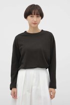 【マーガレットハウエル/MARGARET HOWELL】のSOFT COTTON JERSEY TOP 人気、トレンドファッション・服の通販 founy(ファニー) ファッション Fashion レディースファッション Fashion for Women トップス・カットソー Cut & Sew Tops シャツ・ブラウス・オフィスカジュアル Elegant Blouses & Button-Ups ロングTシャツ・Tシャツ Longline T-Shirts & Tees カットソー・ベーシックTシャツ Cut-and-Sewn Tops / Stretch Tees & Basics なめらか Smooth, Silky Texture インナー Innerwear シンプル Simple, Minimal スタンダード Standard, Basic スリーブ Sleeve, Long Sleeve / Short Sleeve バランス Balance, Style Balance ロング Long, Long-Length エレガント 上品 Elegant 新作・新入荷 New Arrivals / New In thumbnail グレー|ID: prp329100004873891 ipo3291000000036353493