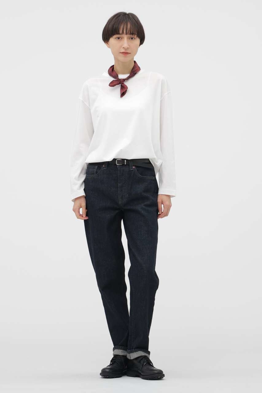 【マーガレットハウエル/MARGARET HOWELL】のSOFT COTTON JERSEY TOP 人気、トレンドファッション・服の通販 founy(ファニー) ファッション Fashion レディースファッション Fashion for Women トップス・カットソー Cut & Sew Tops シャツ・ブラウス・オフィスカジュアル Elegant Blouses & Button-Ups ロングTシャツ・Tシャツ Longline T-Shirts & Tees カットソー・ベーシックTシャツ Cut-and-Sewn Tops / Stretch Tees & Basics なめらか Smooth, Silky Texture インナー Innerwear シンプル Simple, Minimal スタンダード Standard, Basic スリーブ Sleeve, Long Sleeve / Short Sleeve バランス Balance, Style Balance ロング Long, Long-Length エレガント 上品 Elegant 新作・新入荷 New Arrivals / New In other-3|ID: prp329100004873891 ipo3291000000036353499