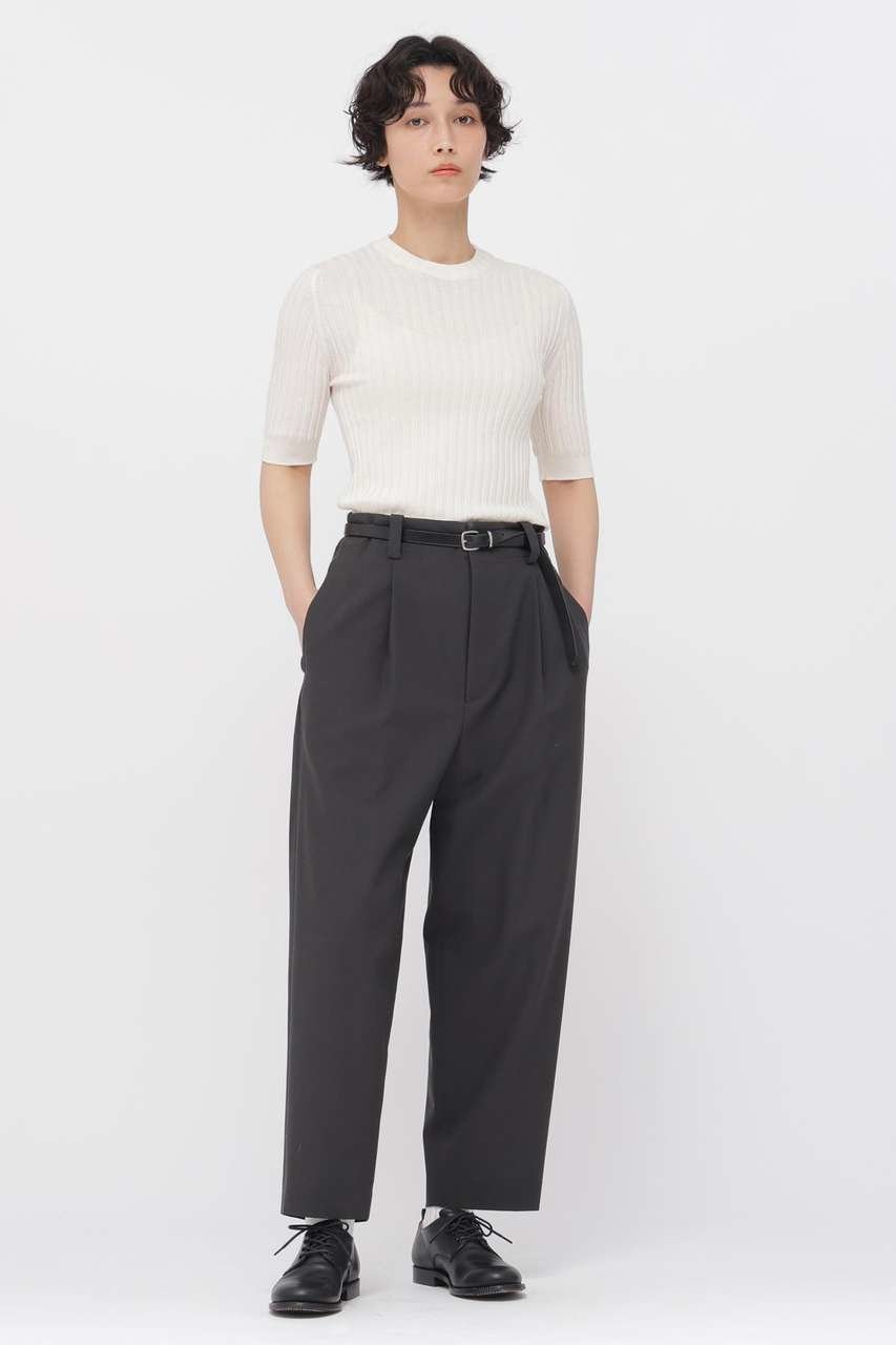 【マーガレットハウエル/MARGARET HOWELL】のTWISTED WOOL TROUSERS 人気、トレンドファッション・服の通販 founy(ファニー) ファッション Fashion レディースファッション Fashion for Women パンツ Pants & Trousers おすすめ Recommended / Our Picks セットアップ Set-Up, Coordinated Outfit ブルゾン Blouson, Bomber Jacket モダン Modern, Contemporary 新作・新入荷 New Arrivals / New In other-1|ID: prp329100004873897 ipo3291000000036353537