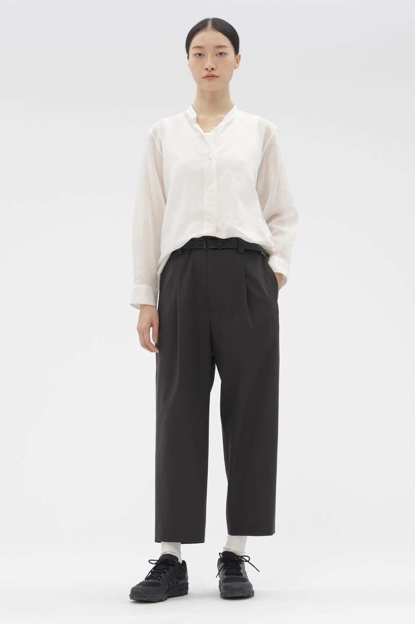 【マーガレットハウエル/MARGARET HOWELL】のTWISTED WOOL TROUSERS 人気、トレンドファッション・服の通販 founy(ファニー) ファッション Fashion レディースファッション Fashion for Women パンツ Pants & Trousers おすすめ Recommended / Our Picks セットアップ Set-Up, Coordinated Outfit ブルゾン Blouson, Bomber Jacket モダン Modern, Contemporary 新作・新入荷 New Arrivals / New In other-5|ID: prp329100004873897 ipo3291000000036353547