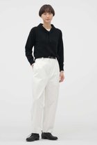 【マーガレットハウエル/MARGARET HOWELL】のCOTTON DRILL TROUSERS 人気、トレンドファッション・服の通販 founy(ファニー) ファッション Fashion レディースファッション Fashion for Women パンツ Pants & Trousers フラット Flat, Flat Shoes フロント Front, Front Design 冬 Winter / This Winter 新作・新入荷 New Arrivals / New In thumbnail ホワイト|ID: prp329100004873898 ipo3291000000036353556