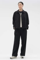 【マーガレットハウエル/MARGARET HOWELL】のFINE WOOL POPLIN TROUSERS ブラック|ID: prp329100004873900 ipo3291000000037239319