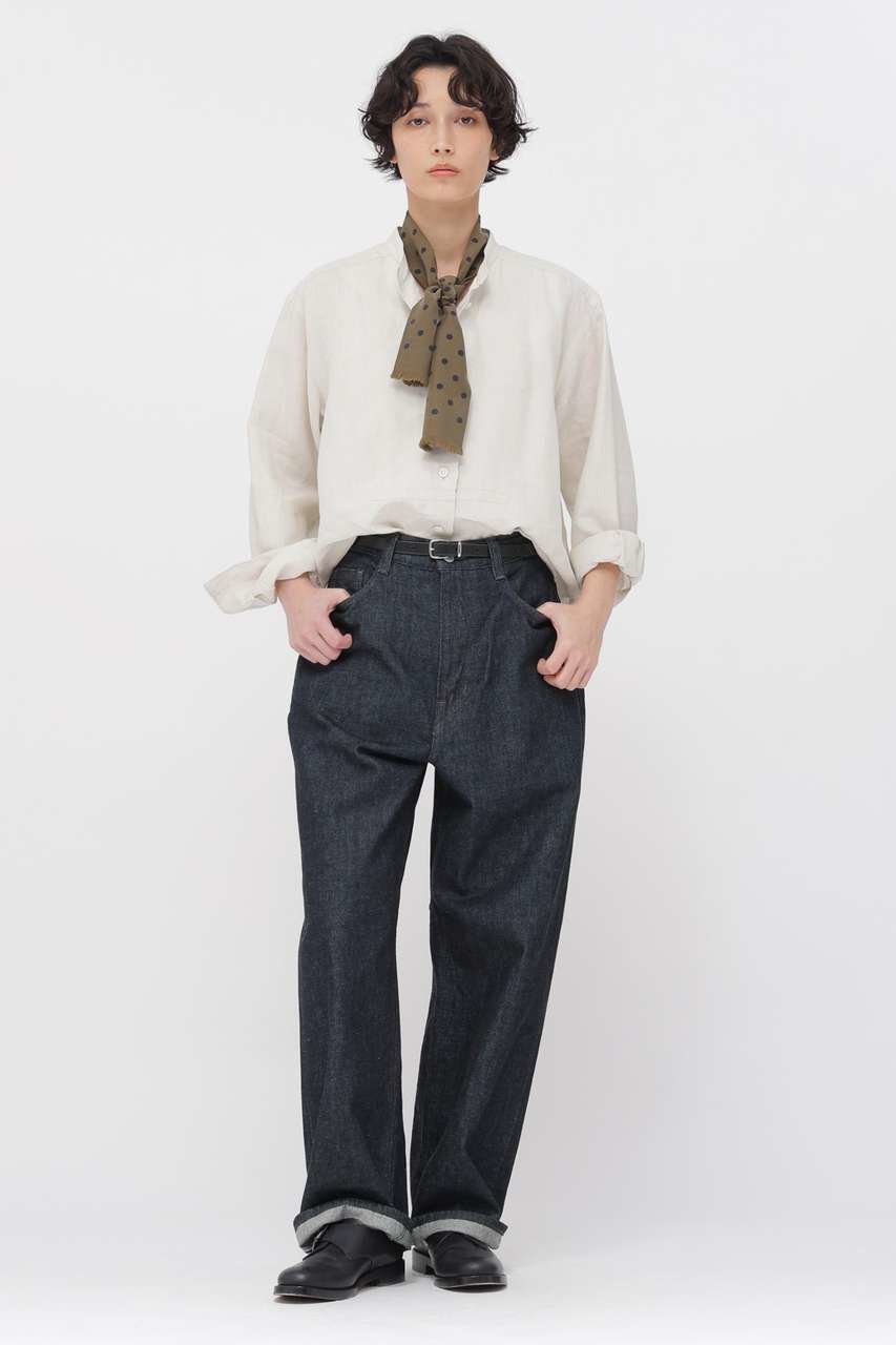 【マーガレットハウエル/MARGARET HOWELL】のLIGHT DENIM TROUSERS 大人の最旬トレンドファッション＆コーディネート founy(ファウニー) 　ファッション　Fashion　レディースファッション　Fashion for Women　パンツ　Pants & Trousers　おすすめ　Recommended / Our Picks　ジーンズ　Jeans, Denim Pants　セットアップ　Set-Up, Coordinated Outfit　デニム　Denim, Jeans Material　バランス　Balance, Style Balance　フィット　Fit, Slim Fit　ブルゾン　Blouson, Bomber Jacket　レギュラー　Regular, Standard Fit　ワイド　Wide, Wide Fit　other-8|ID: prp329100004873904 ipo3291000000036957880