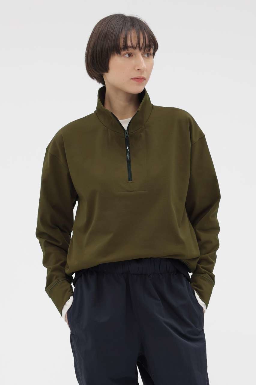 【マーガレットハウエル/MARGARET HOWELL】のHIGHDENCE POLYESTER JERSEY TOP インテリア・キッズ・メンズ・レディースファッション・服の通販 founy(ファニー) ファッション Fashion レディースファッション Fashion for Women トップス・カットソー Cut & Sew Tops シャツ・ブラウス・オフィスカジュアル Elegant Blouses & Button-Ups ロングTシャツ・Tシャツ Longline T-Shirts & Tees カットソー・ベーシックTシャツ Cut-and-Sewn Tops / Stretch Tees & Basics アウトドア Outdoor Clothing コレクション Collection, Seasonal Line ショルダー Shoulder, Shoulder Strap スリーブ Sleeve, Long Sleeve / Short Sleeve ドロップ Drop Shoulder, Dropped Style マーガレット Marguerite, Daisy Pattern ロング Long, Long-Length 夏 Summer 新作・新入荷 New Arrivals / New In カーキ|ID: prp329100004873914 ipo3291000000036353688